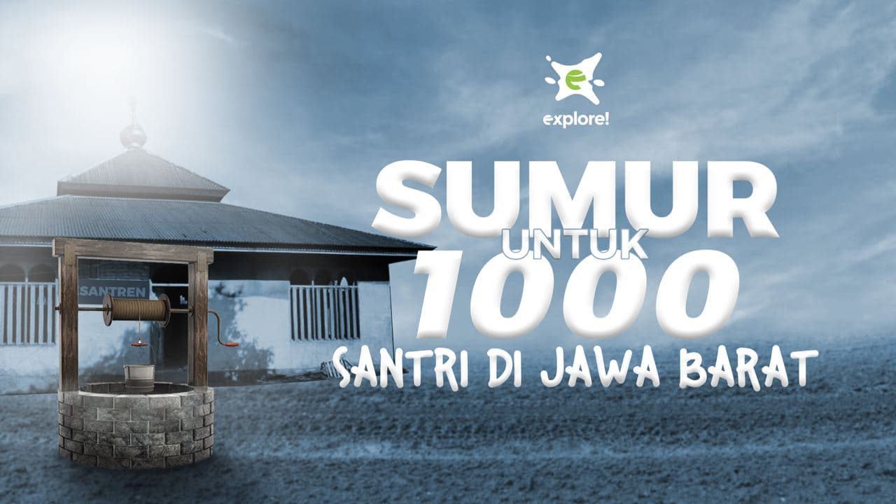 Patungan Bikin Sumur Air Untuk Para Santri di Pesantren Jawa Barat