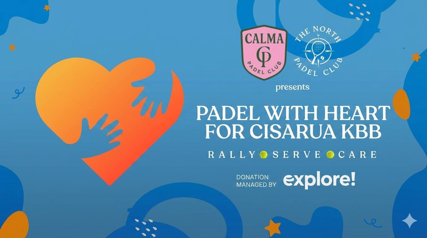 Main Padel, Berbagi Hati. Kirim Semangat untuk Cisarua KBB